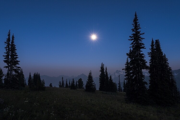 Night landscape photography equipment